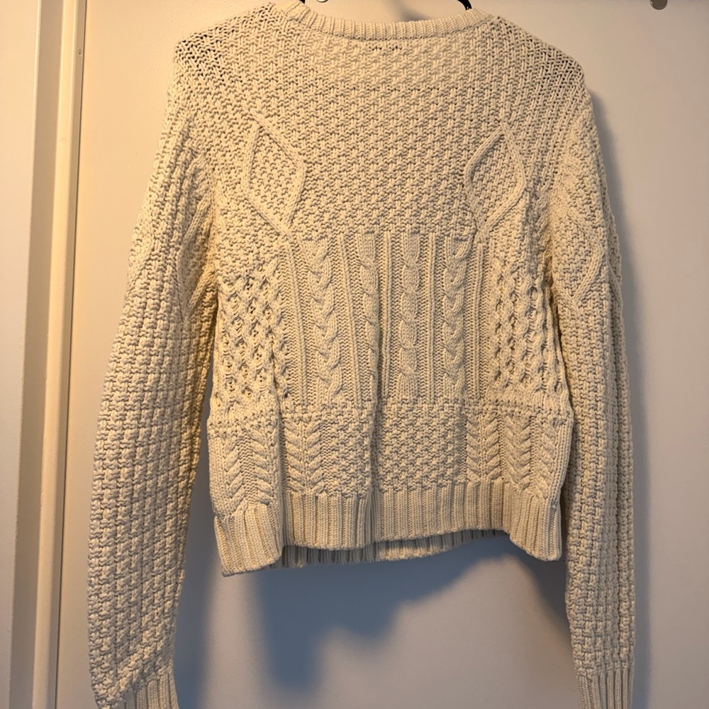 Dex Cream Cable Knit Sweater - Picture 2 of 3